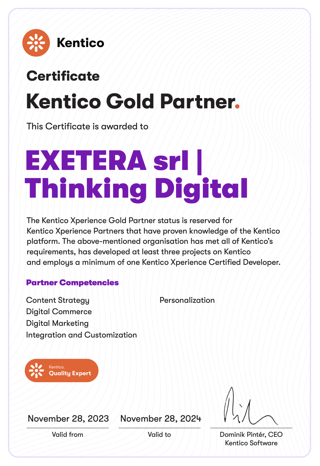 extera-kentico-gold-partner-certificato-2024.png